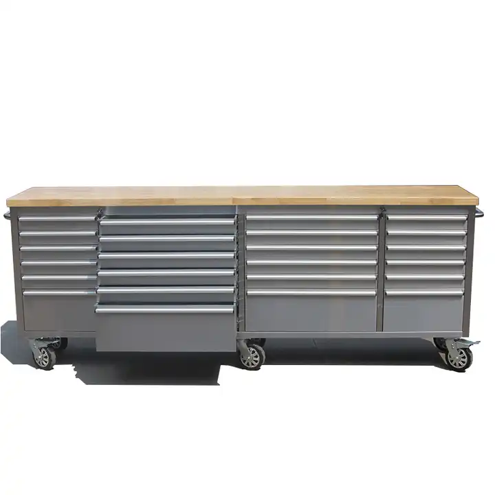 8ft Heavy Duty Rolling Workbench