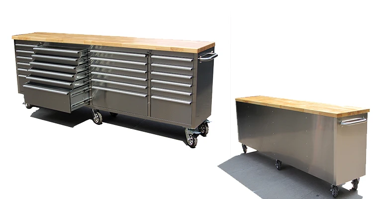 8ft Heavy Duty Rolling Workbench