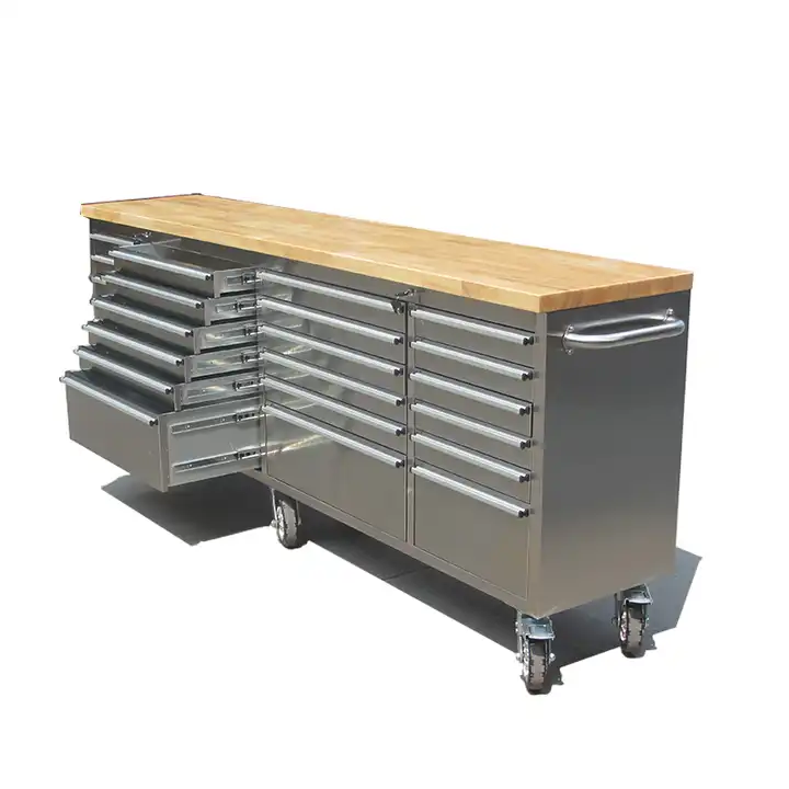 8ft Heavy Duty Rolling Workbench