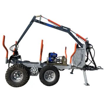 ATV Log Hauling/ Clam Trailer- 1 Ton Capacity. 440lbs. Lift