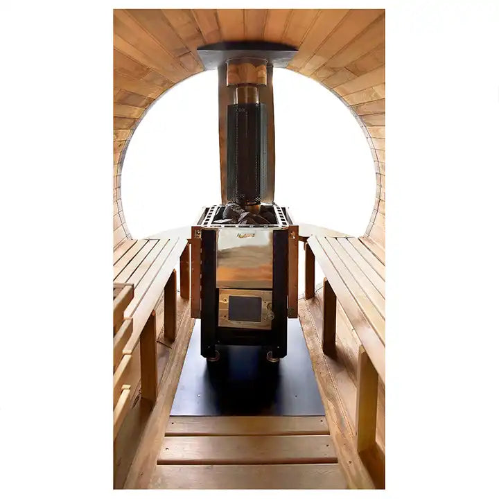 6 Person Square Thermo Hemlock Sauna - 6FT x 7FT