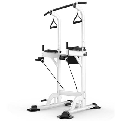 Power Tower Dip Station with Pull-Up Bar & Knee Raise Trainer