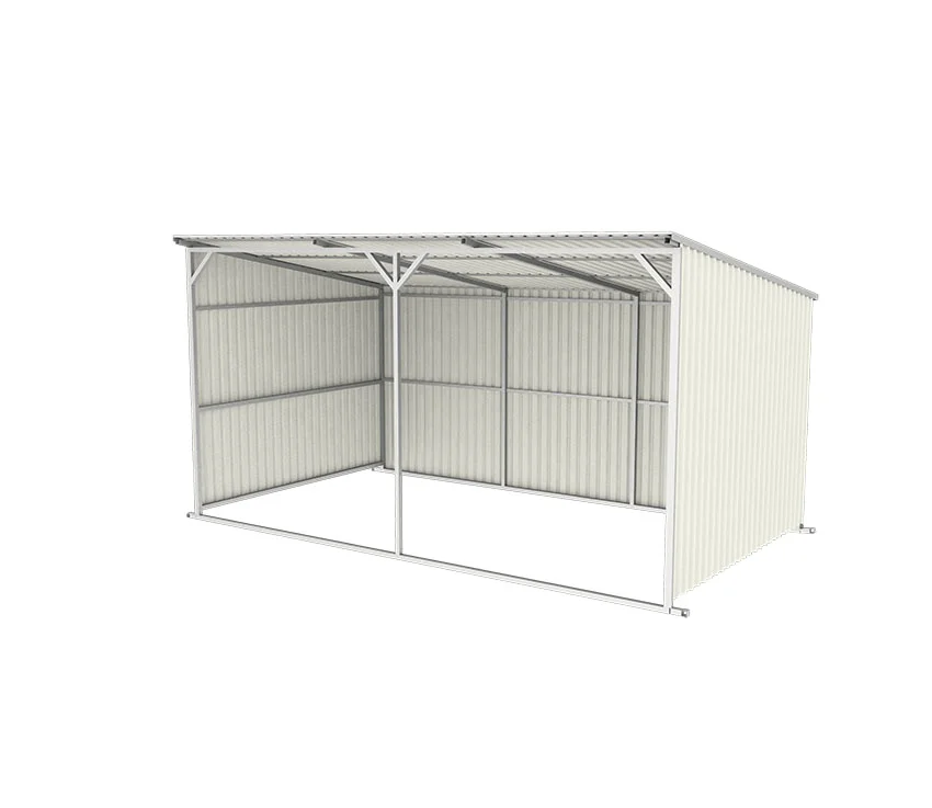 Convenient Medium Duty Metal Horse Shelter