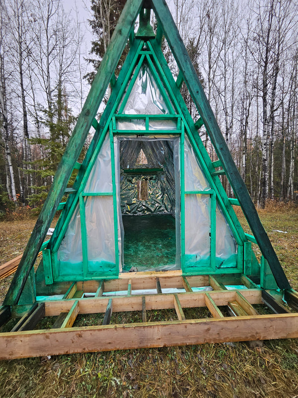 12ft x 28ft A- Frame Tiny Cabin - Skidded