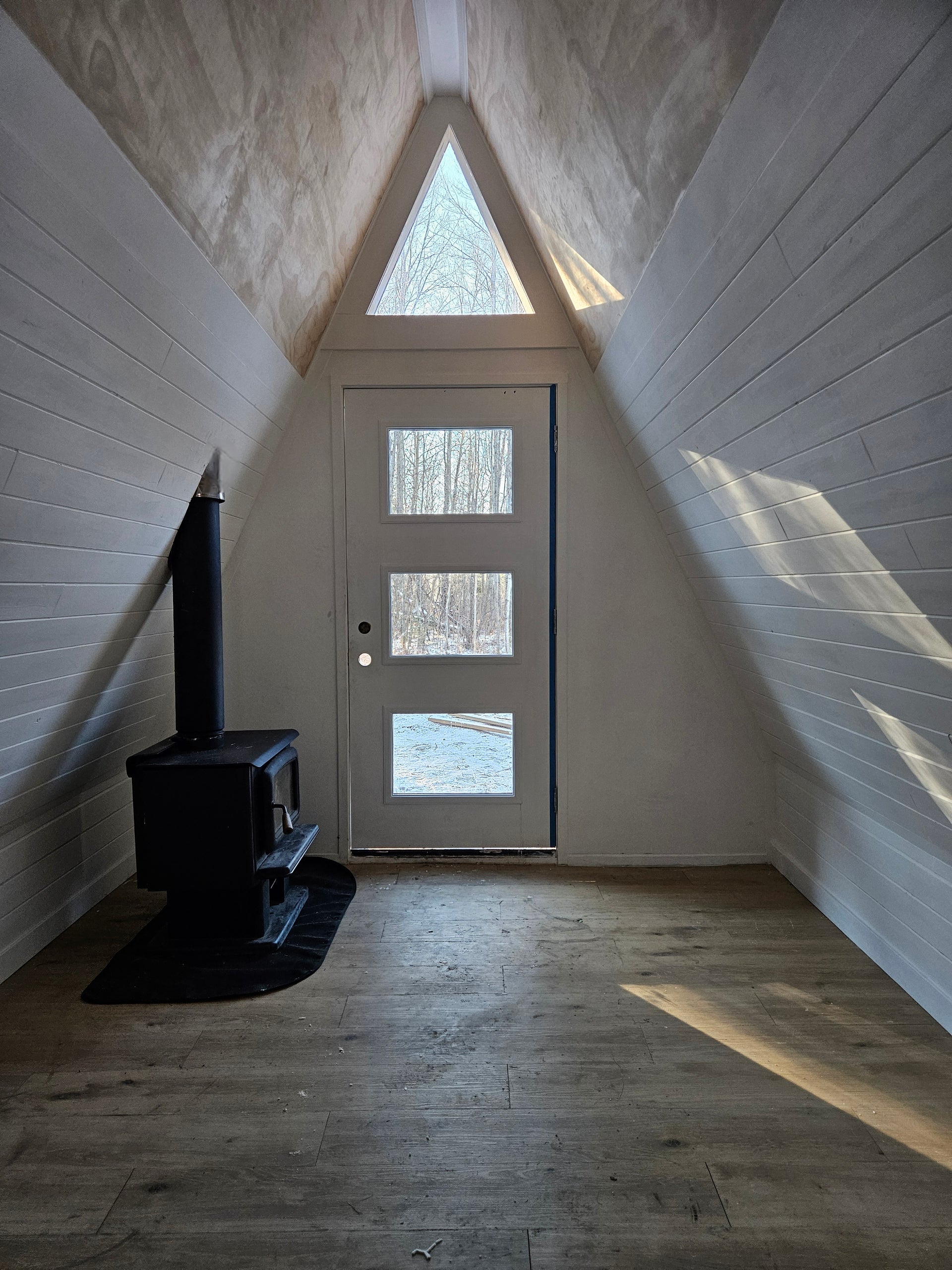 12ft x 16ft A- Frame Tiny Cabin - Skidded