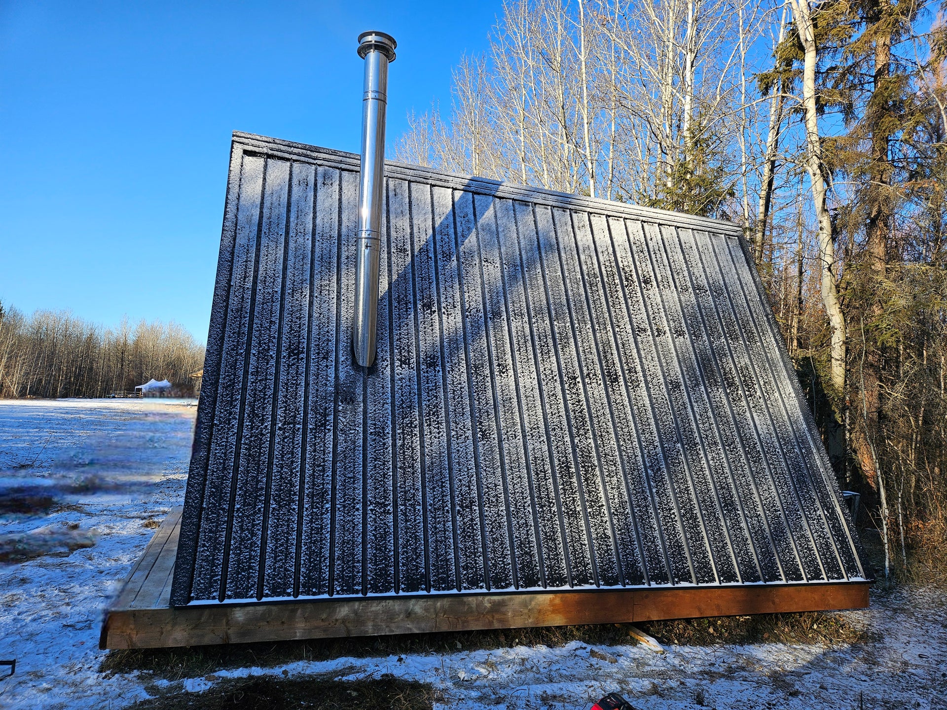 12ft x 16ft A- Frame Tiny Cabin - Skidded