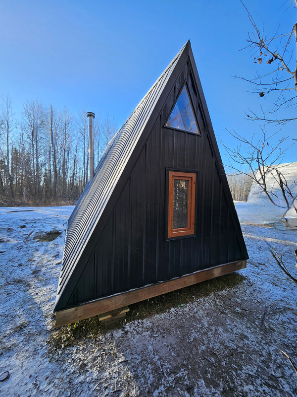 12ft x 28ft A- Frame Tiny Cabin - Skidded