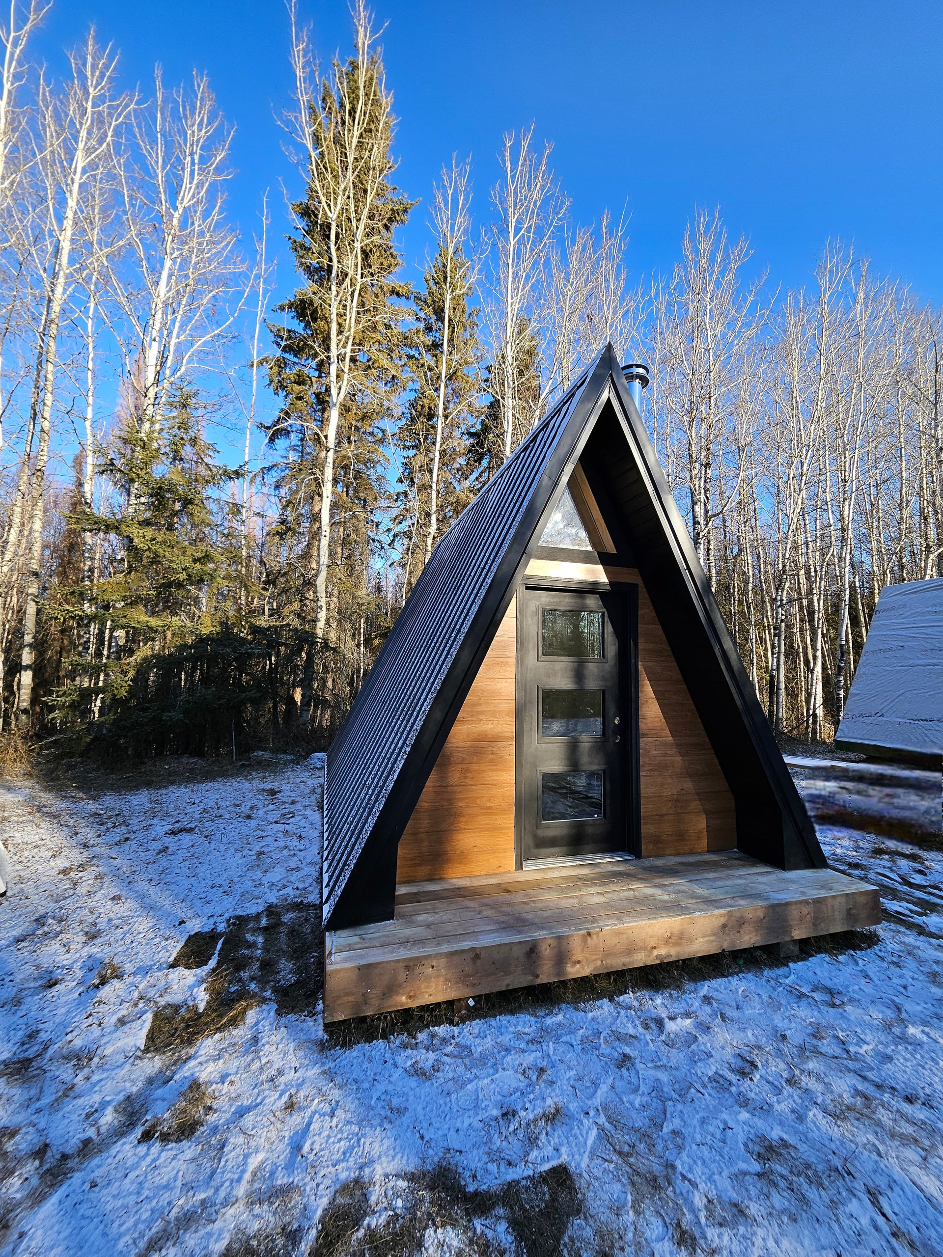 12ft x 16ft A- Frame Tiny Cabin - Skidded