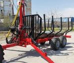 3 Ton Log Hauling/ Clam Trailer- 600lbs. Lift