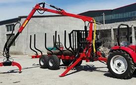 3 Ton Log Hauling/ Clam Trailer- 600lbs. Lift