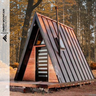 12ft x 20ft A- Frame Tiny Cabin - Skidded