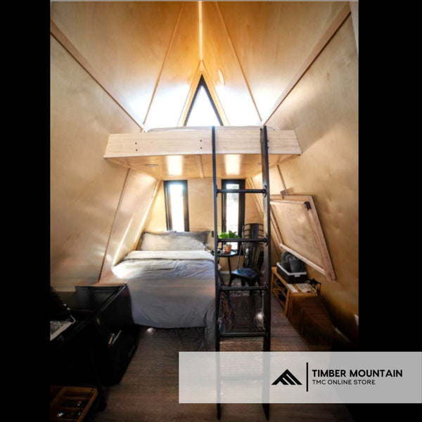 12ft x 20ft A- Frame Tiny Cabin - Skidded