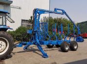 5 Ton Log Hauling/ Clam Trailer- 800lbs. Lift