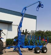 5 Ton Log Hauling/ Clam Trailer- 800lbs. Lift