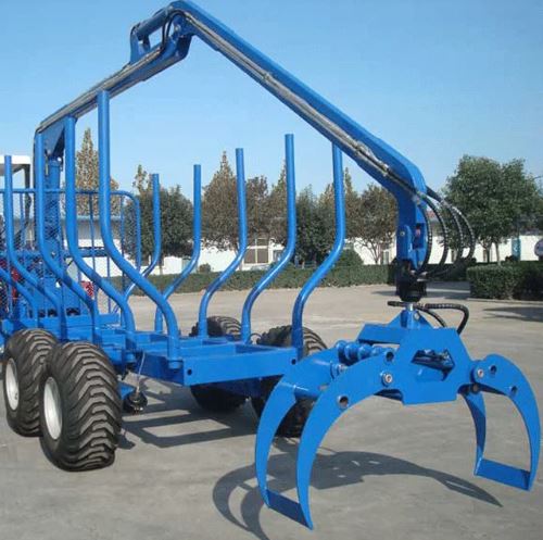 5 Ton Log Hauling/ Clam Trailer- 800lbs. Lift