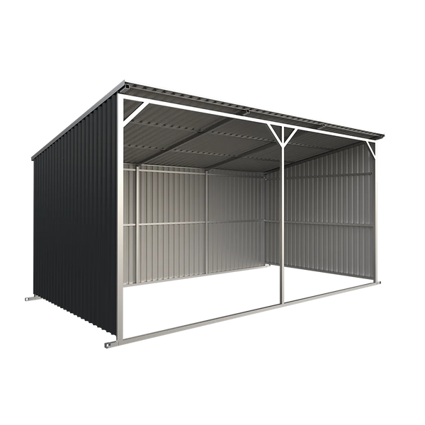 Convenient Medium Duty Metal Horse Shelter