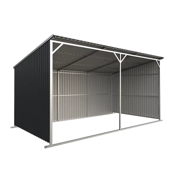 Convenient Medium Duty Metal Horse Shelter