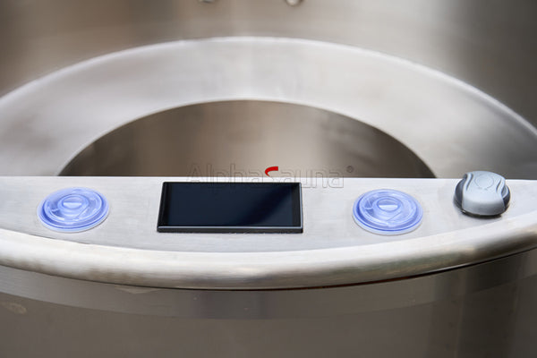 Wood Fired Hot Tub with Liner