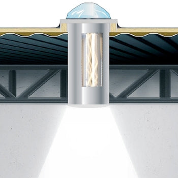 Solar Tube Skylight Daylight System with Light, Waterproof & Energy Saving for Warehouse/Factory Roof