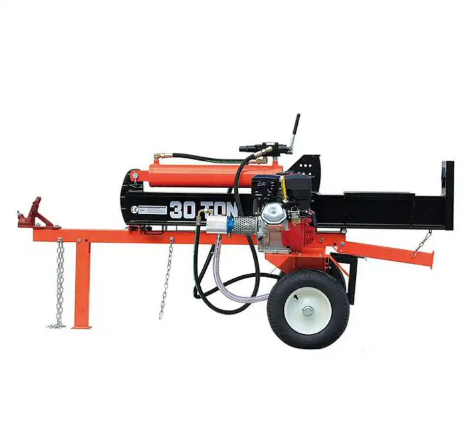 30 Ton Log Splitter with 4 Way Wedge