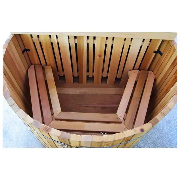 Canadian wooden red cedar hot tub for 3-4 Person