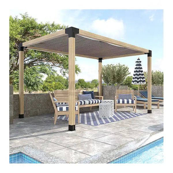 Premium Pergola Bracket Kit - (x4) 3 Arm and (x4) Post Base Brackets