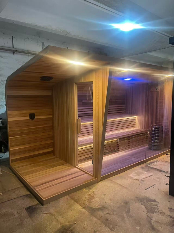 Modern Sauna (5-6 Person)  - 12FT x 8FT