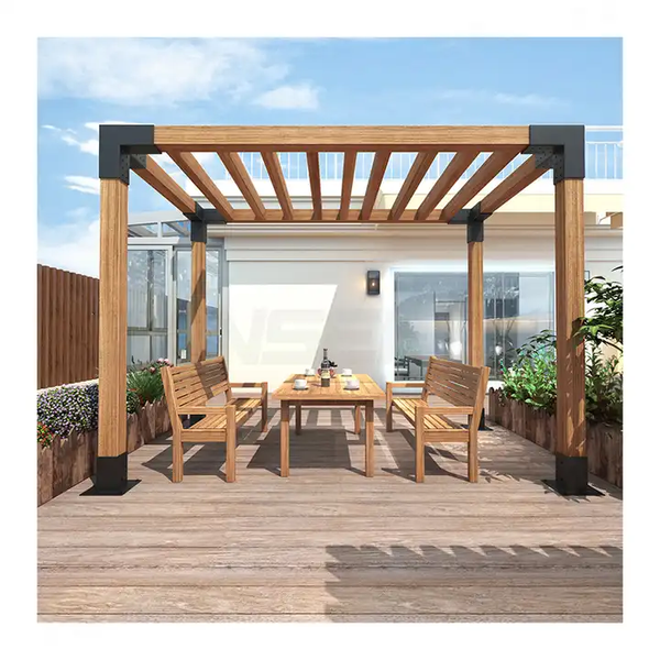 Premium Pergola Bracket Kit - (x4) 3 Arm and (x4) Post Base Brackets