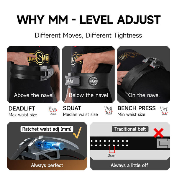 Berserk 13mm Lever Weightlifting Belt – Premium Leather Powerlifting Belt