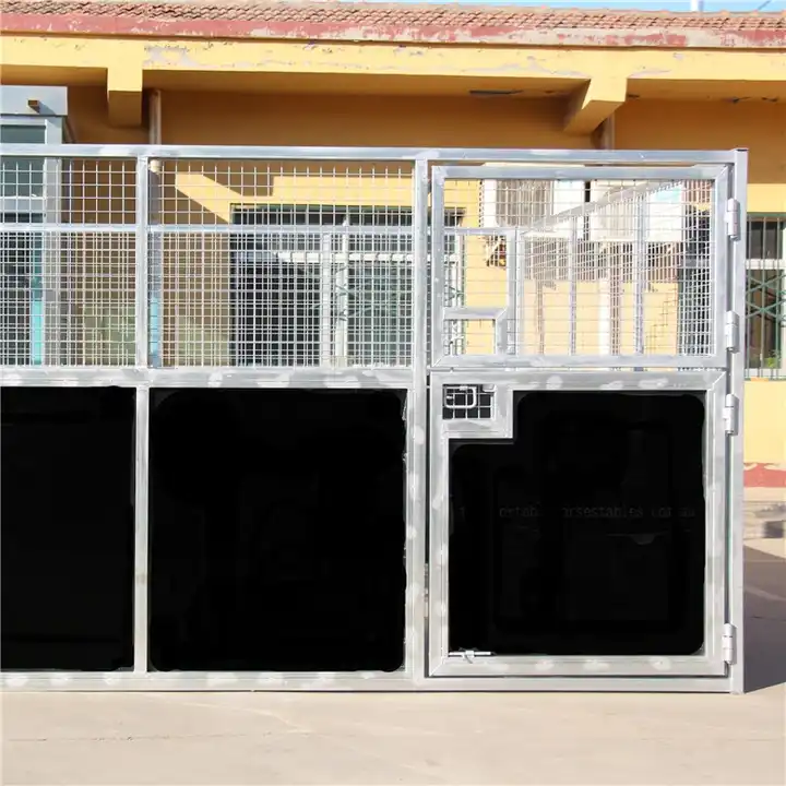 XMI Horse yard Welded Galvanized Mesh Pipe Portable Horse Stable