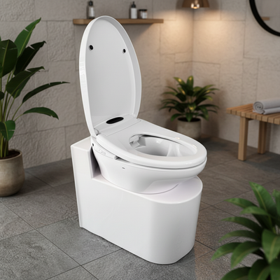 Off-Grid 2-Piece Composting Toilet
