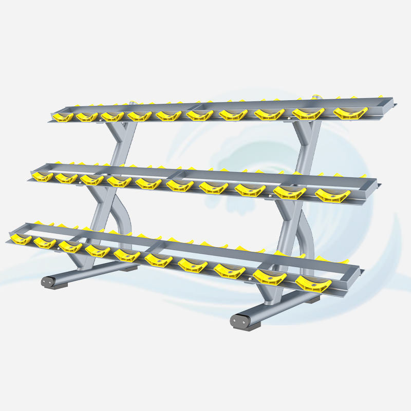 Three-Tier Dumbbell Storage Rack