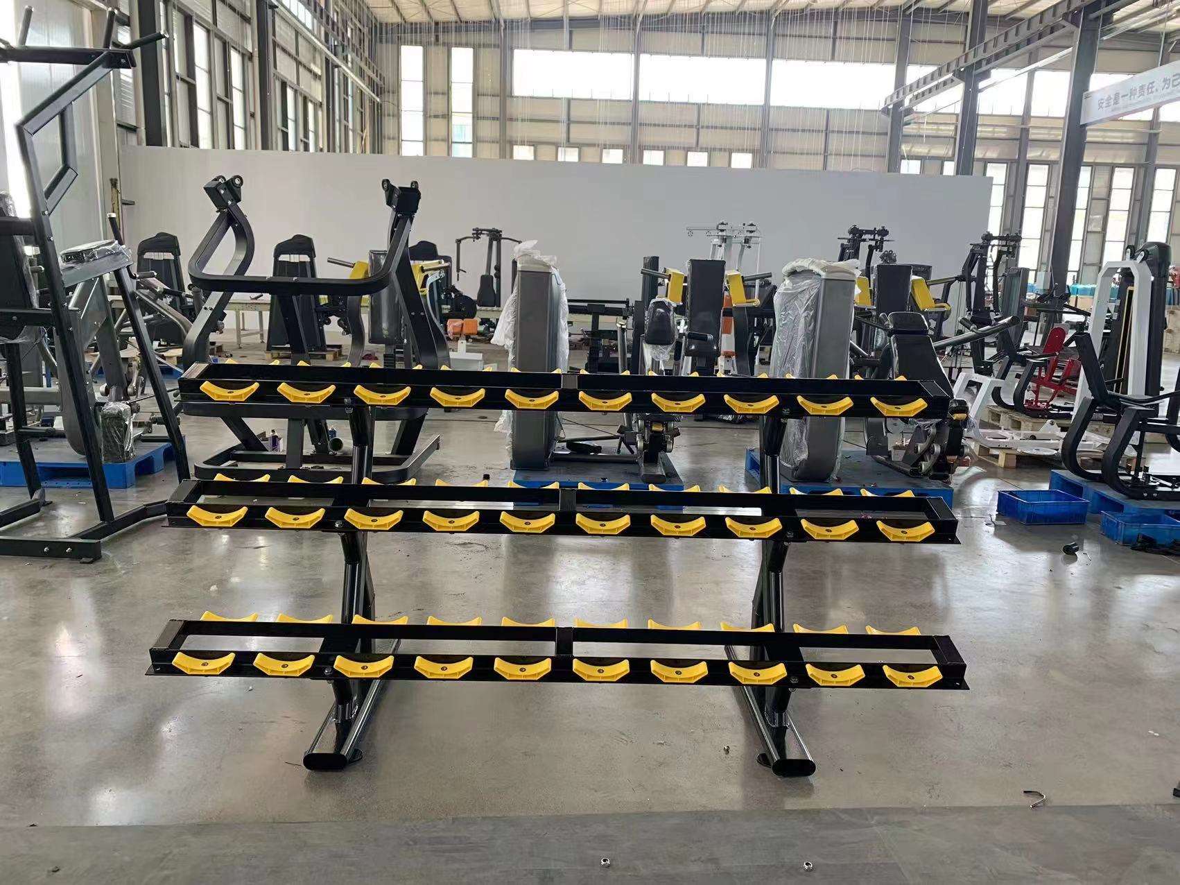 Three-Tier Dumbbell Storage Rack