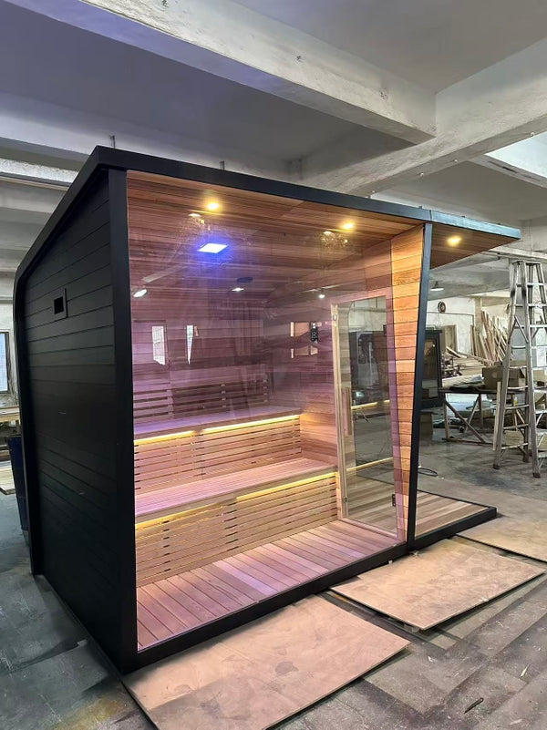 Modern Sauna (5-6 Person)  - 12FT x 8FT