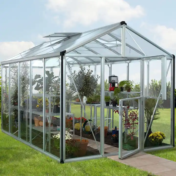 8Ft x 10Ft Aluminum High Profile Green House