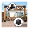Premium Pergola Bracket Kit - (x4) 3 Arm and (x4) Post Base Brackets