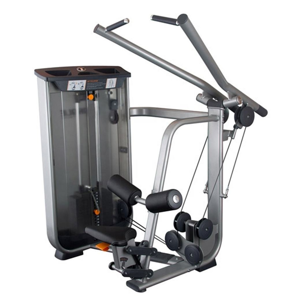 Commercial Plate-Loaded Lat Pulldown Machine