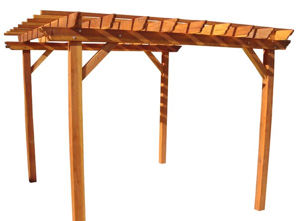 10 Ft. W x 10 Ft Cedar Pergola Kit - Includes Hardware