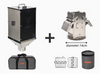  Portable Outdoor Wood Pellet Stove – Large Capacity Stainless Steel Burner