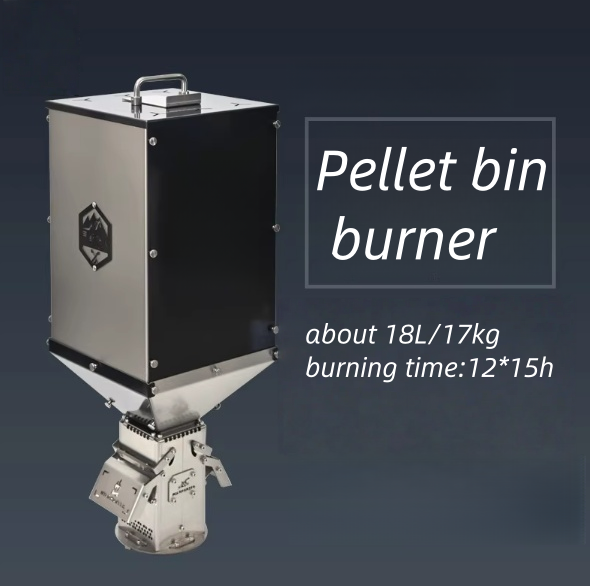  Portable Outdoor Wood Pellet Stove – Large Capacity Stainless Steel Burner