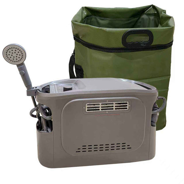 Portable Tankless Water Geyser, 12V DC / Propane