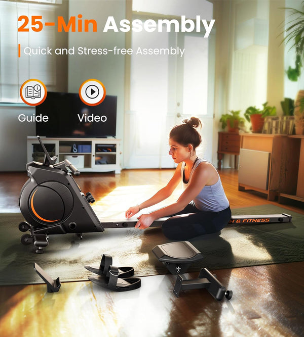 Commercial Foldable Indoor Rowing Machine