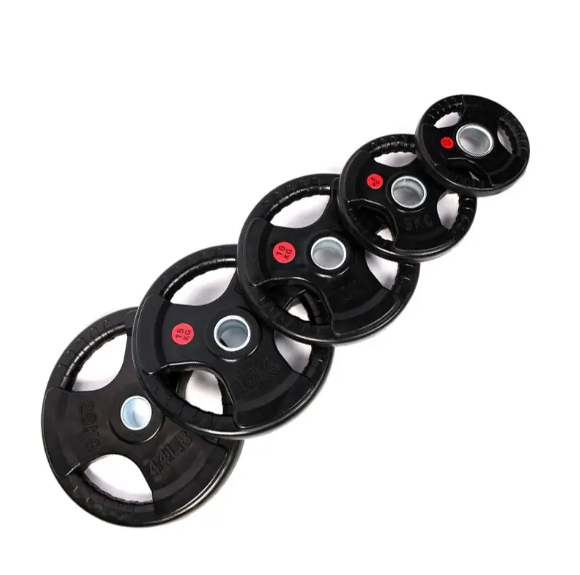 Tri-Grip Rubber Weight Plate Set