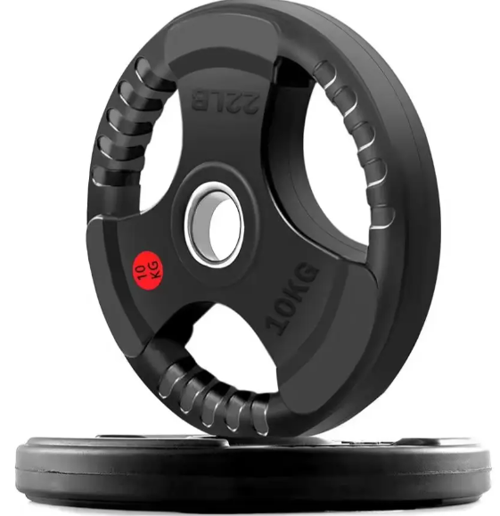 Tri-Grip Rubber Weight Plate Set