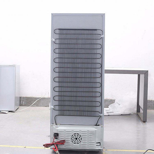Solar Powered Double Cabinet Freezer & Refrigerator (12V Off-Grid)
