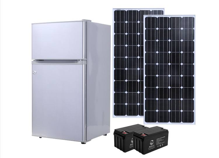 Solar Powered Double Cabinet Freezer & Refrigerator (12V Off-Grid)
