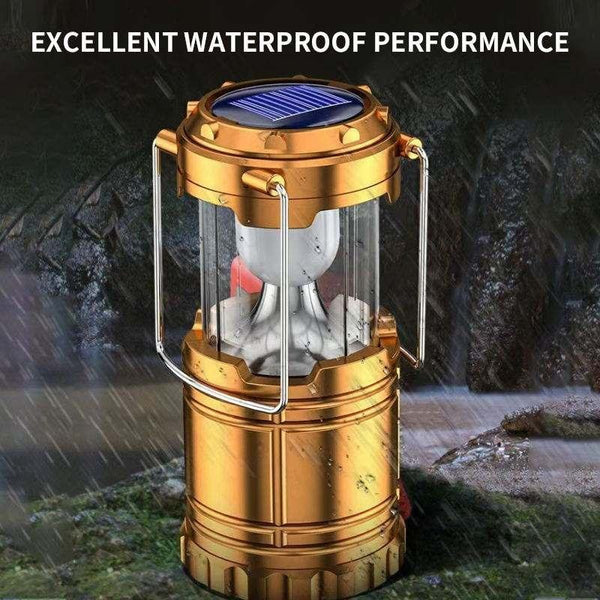 Solar Camping Lantern with USB Charging