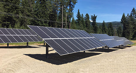 Solar Panel Ground Mounting System with Ground Screw Foundation