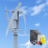 Vertical Axial Wind Turbine Generator with On-Grid Inverter
