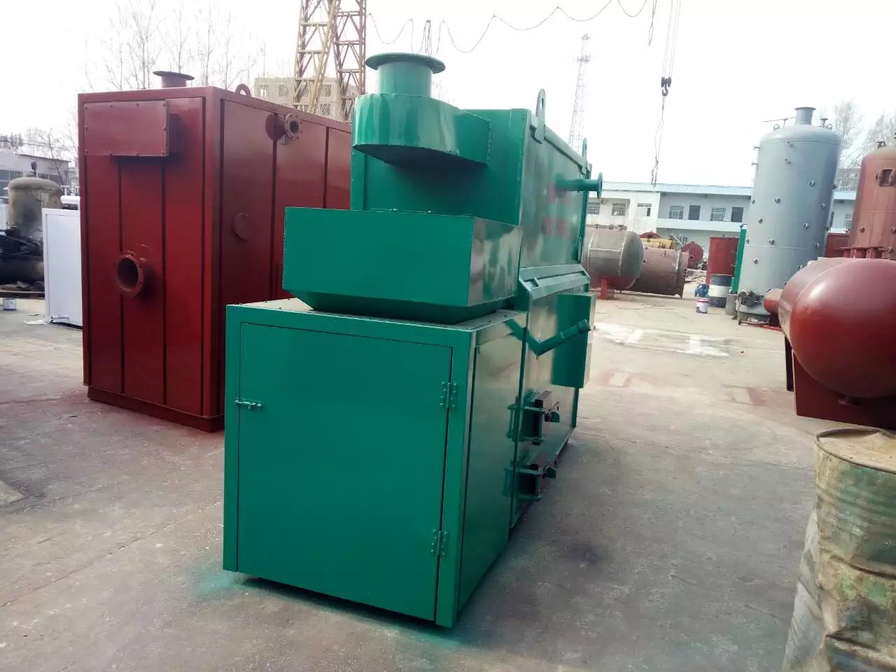 Biomass Pellet Fuel Burner (Smokeless Hot Air / High-Efficiency Biomass Burner)